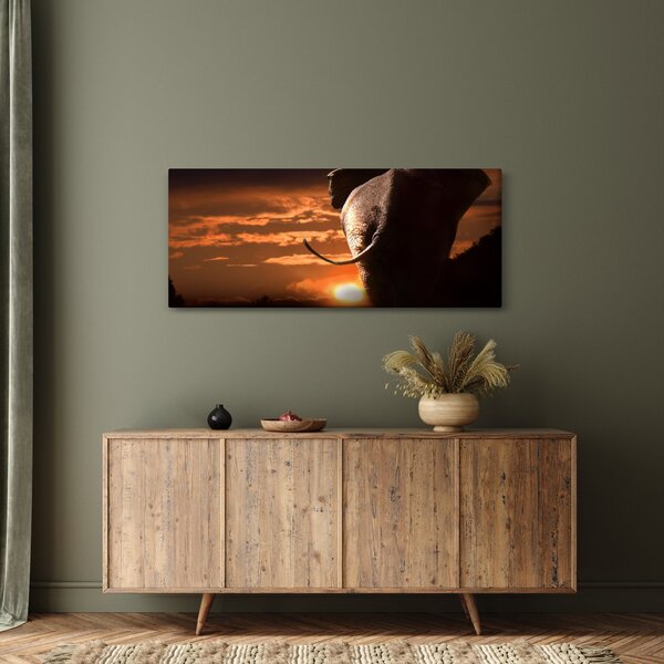 Elefánt képe (120x50 cm)