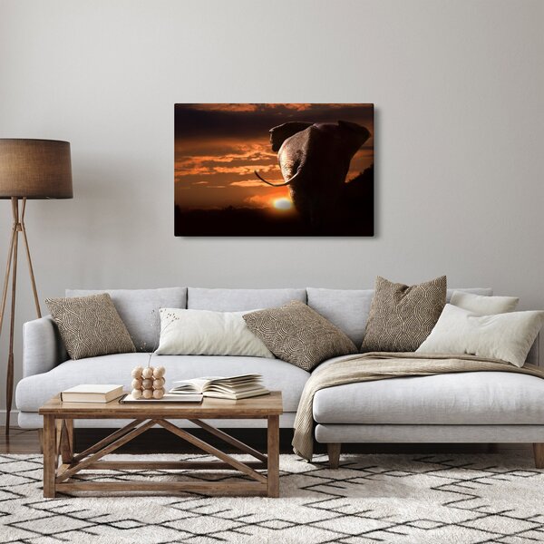 Elefánt képe (90x60 cm)