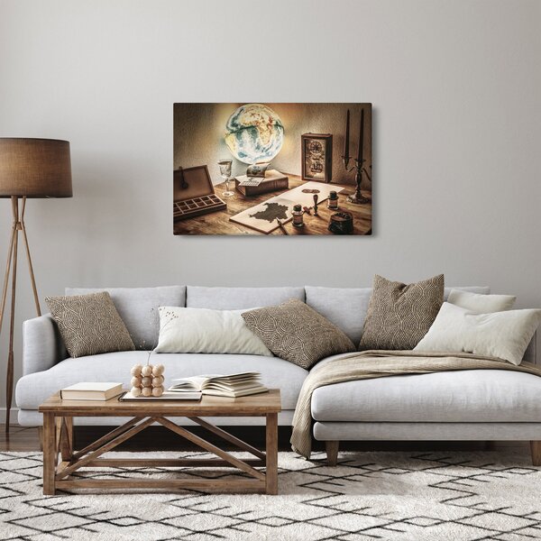 Kép - utazási asztal (90x60 cm)