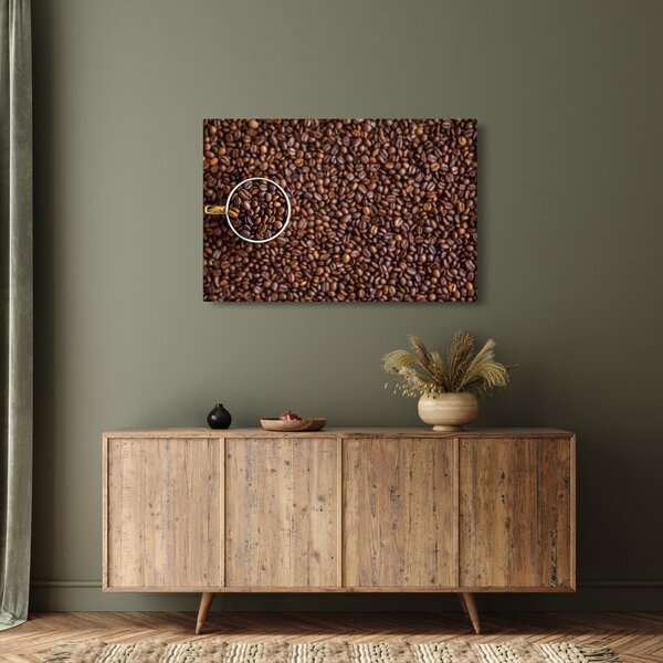 Kép - kávé szemek (90x60 cm)