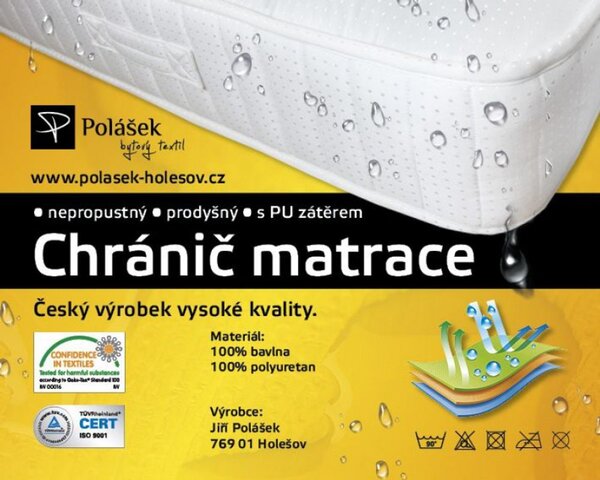 Polášek Jersey matracvédő - 90 x 200 cm