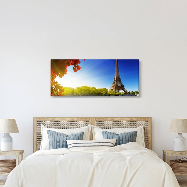 Kép - ősz Párizsban (120x50 cm)