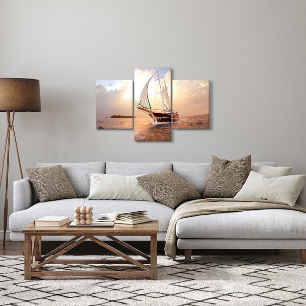 Jacht képe (90x60 cm)