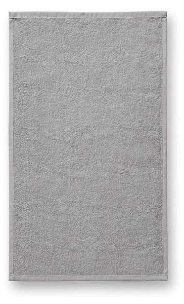 MALFINI Terry Hand Towel törölköző - Világos szürke | 30 x 50 cm