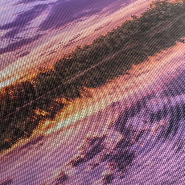 Lila ég képe (90x60 cm)