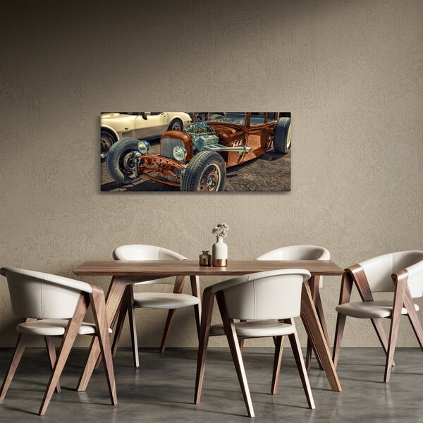 Barna autó képe (120x50 cm)
