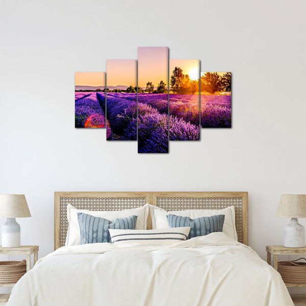 Levandula mező képe (150x105 cm)
