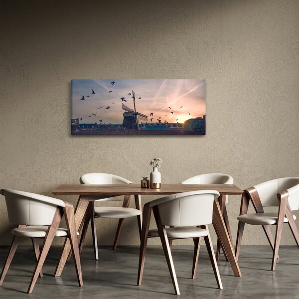 Szélmalom képe (120x50 cm)