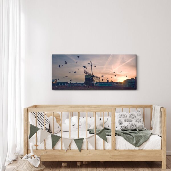Szélmalom képe (120x50 cm)