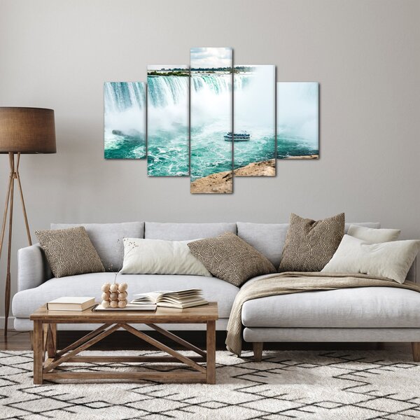 Vízesések hajóval képe (150x105 cm)
