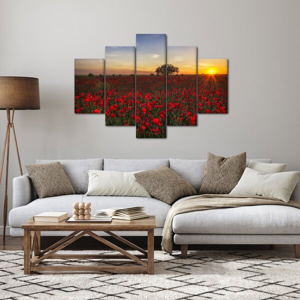 Pipacsos rét képe (150x105 cm)