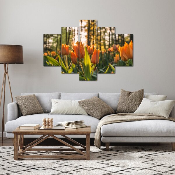 Narancssárga tulipán képe (150x105 cm)