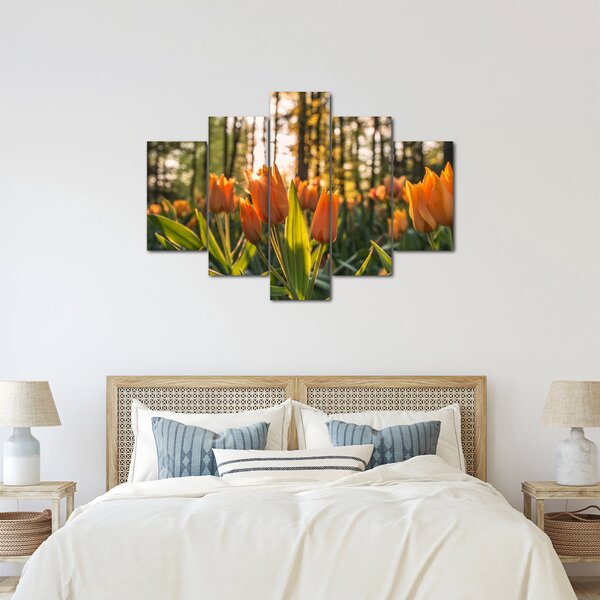 Narancssárga tulipán képe (150x105 cm)