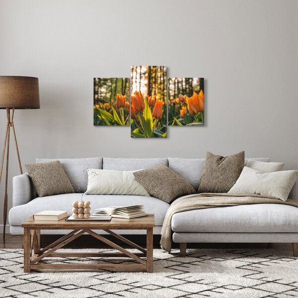 Narancssárga tulipán képe (90x60 cm)