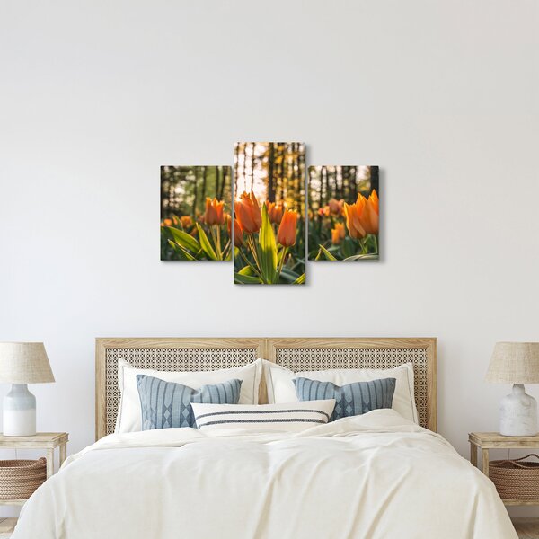 Narancssárga tulipán képe (90x60 cm)