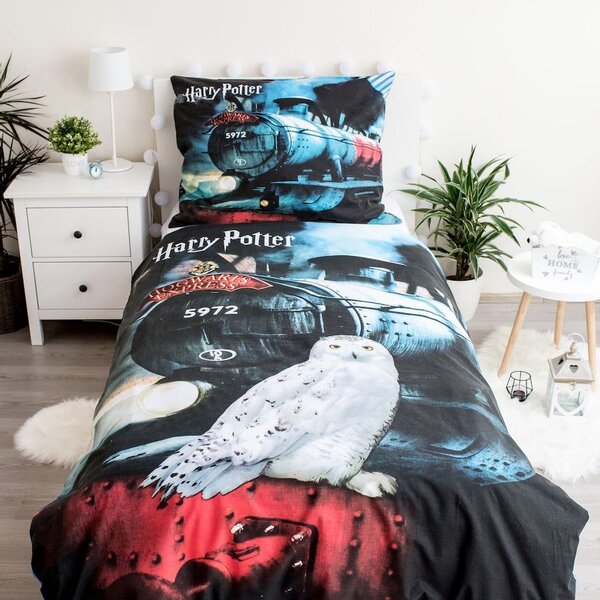 Jerry Fabrics Ágyneműhuzat Harry Potter - Színes | 140 x 200 cm / 70 x 90 cm