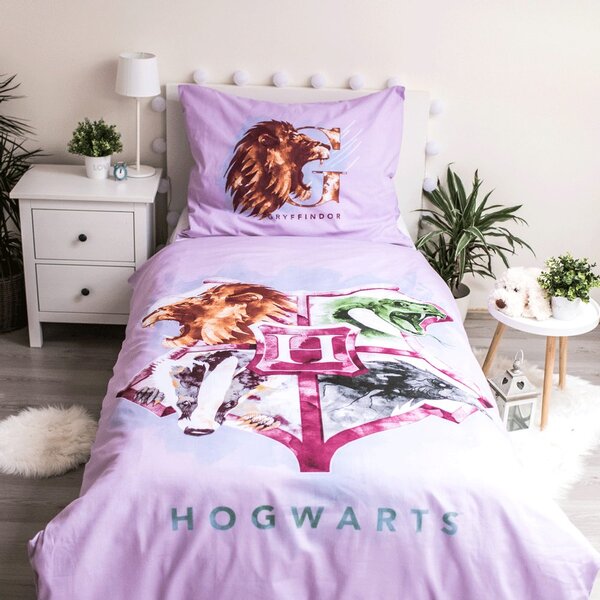 Jerry Fabrics Ágyneműhuzat Harry Potter - Színes | 140 x 200 cm / 70 x 90 cm