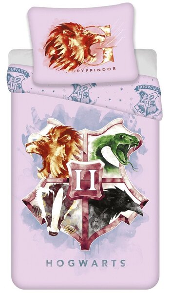 Jerry Fabrics Ágyneműhuzat Harry Potter - Színes | 140 x 200 cm / 70 x 90 cm