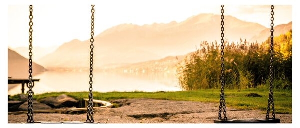 Kép egy hintákról a természetben (120x50 cm)