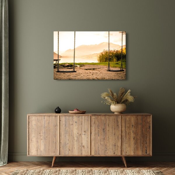 Kép egy hintákról a természetben (90x60 cm)