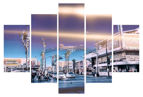 Kép egy utcáról Las Vegasban (150x105 cm)