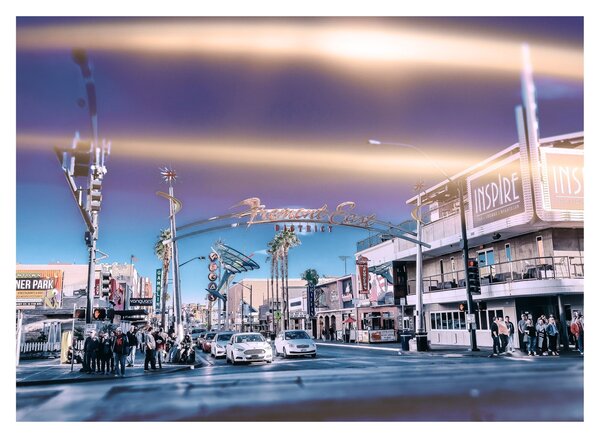 Kép egy utcáról Las Vegasban (70x50 cm)