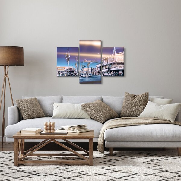 Kép egy utcáról Las Vegasban (90x60 cm)