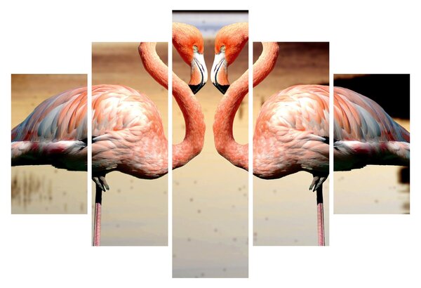 Kép - két flamingó (150x105 cm)