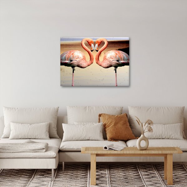 Kép - két flamingó (70x50 cm)