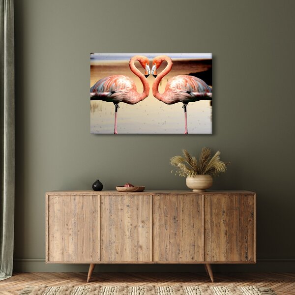 Kép - két flamingó (90x60 cm)
