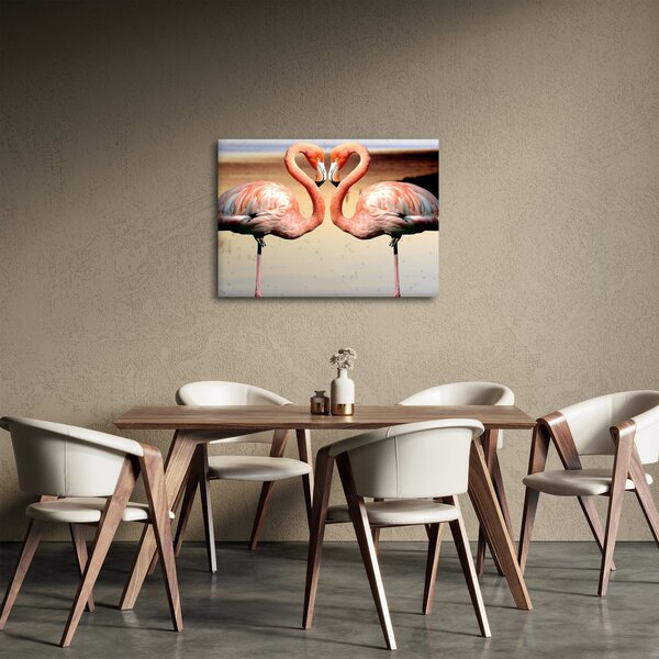 Kép - két flamingó (70x50 cm)