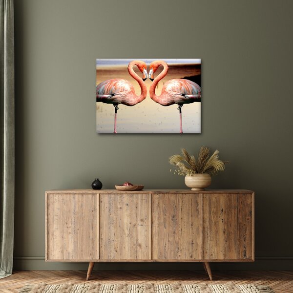 Kép - két flamingó (70x50 cm)