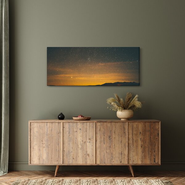 Egy csillagos ég képe (120x50 cm)