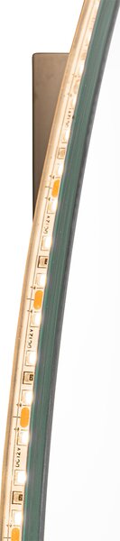 Design fürdőszobai tükör 40 cm LED-del IP44 - Biba
