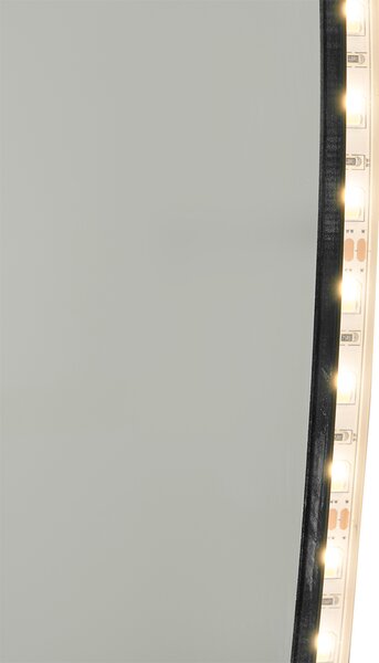 Fürdőszobai tükör 80 cm LED-del, 3 fokozatban dimmelhető érintővel - Biba