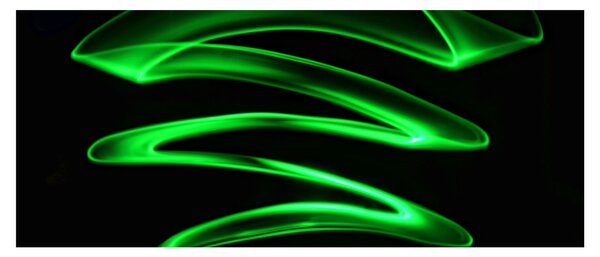 Kép - neonhullámok (120x50 cm)