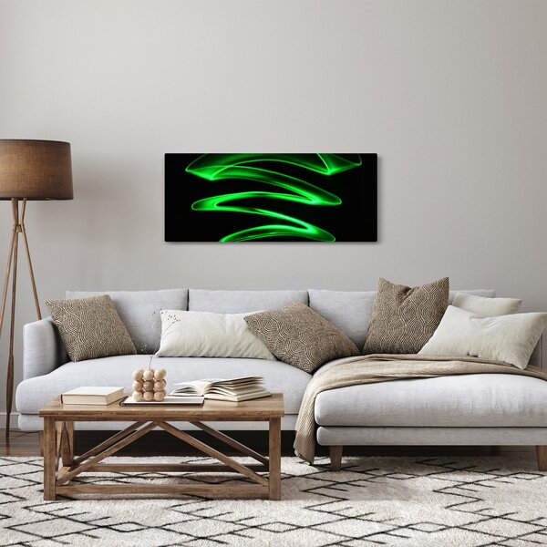 Kép - neonhullámok (120x50 cm)