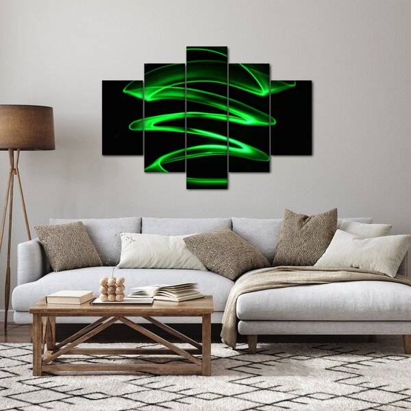 Kép - neonhullámok (150x105 cm)