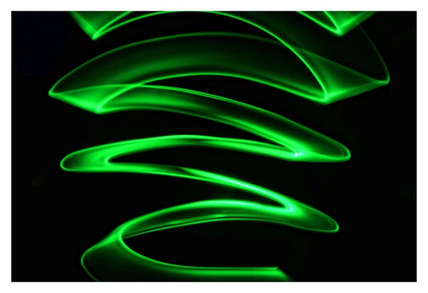 Kép - neonhullámok (90x60 cm)
