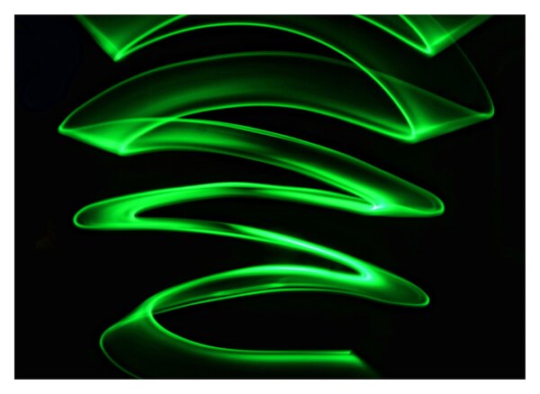Kép - neonhullámok (70x50 cm)