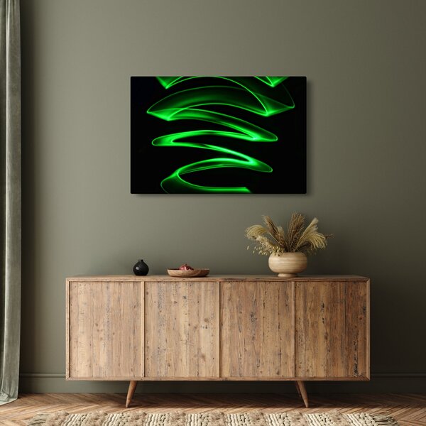Kép - neonhullámok (90x60 cm)