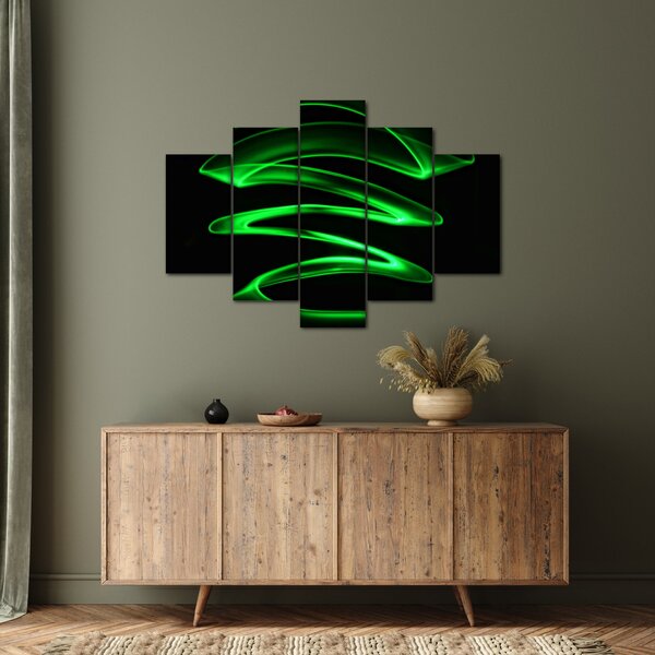 Kép - neonhullámok (150x105 cm)