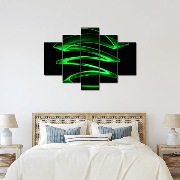 Kép - neonhullámok (150x105 cm)