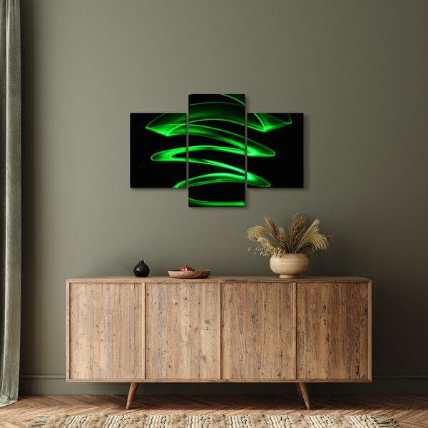 Kép - neonhullámok (90x60 cm)