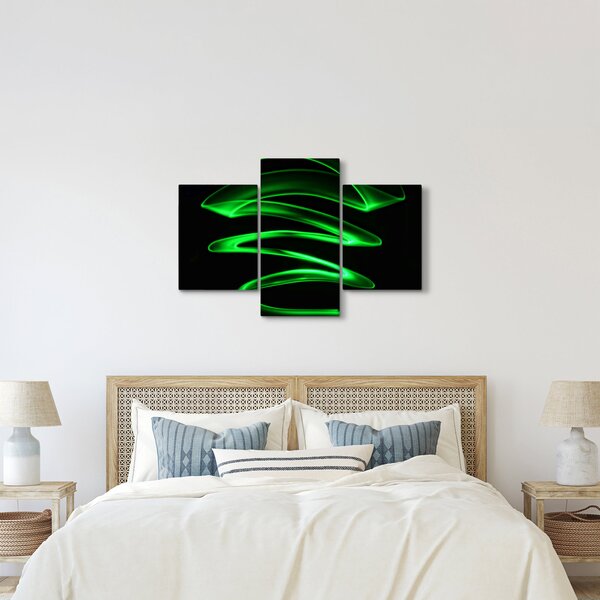 Kép - neonhullámok (90x60 cm)