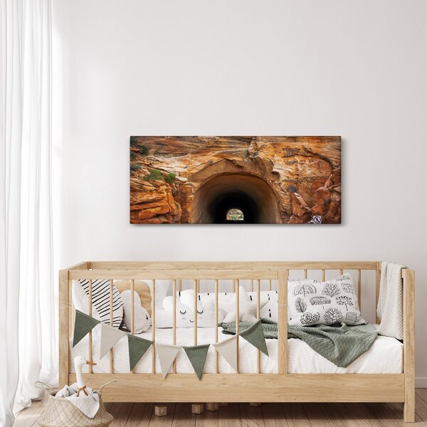 Kép - alagút a sziklaban (120x50 cm)