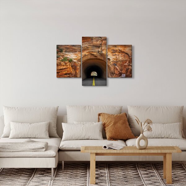 Kép - alagút a sziklaban (90x60 cm)