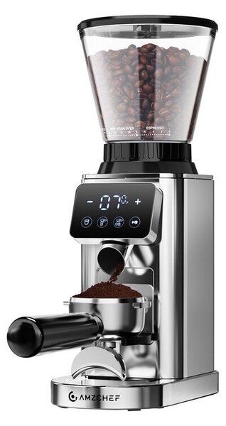 Amzchef CE-CG209-SV kávédaráló, 150W, Ezüst