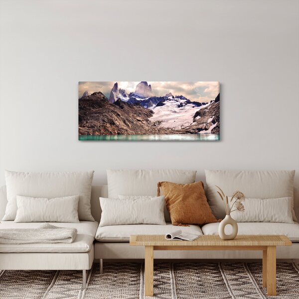 Hegyi tó képe (120x50 cm)