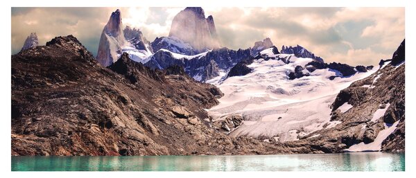 Hegyi tó képe (120x50 cm)